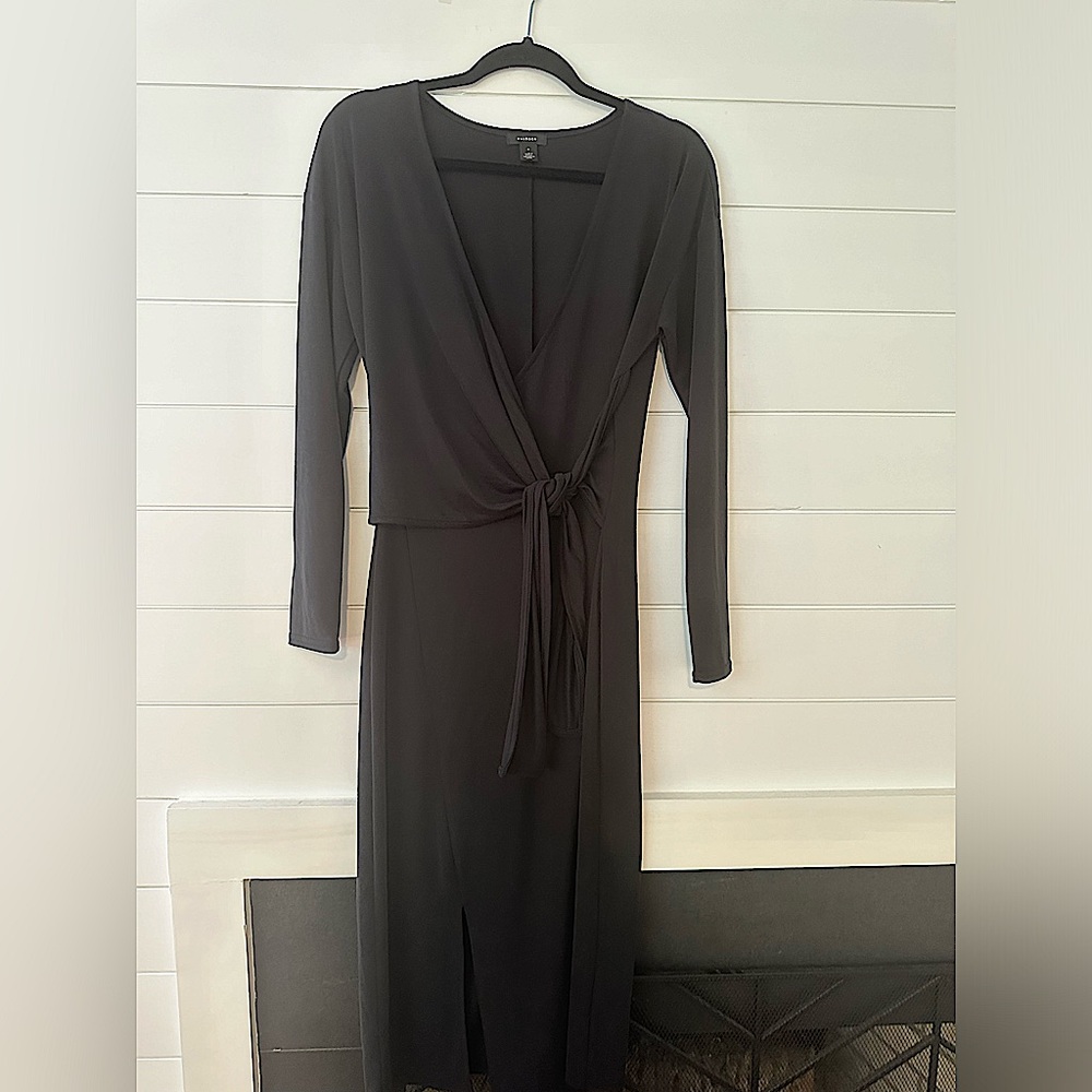 Halogen Long Dress with a Tie in the Front!